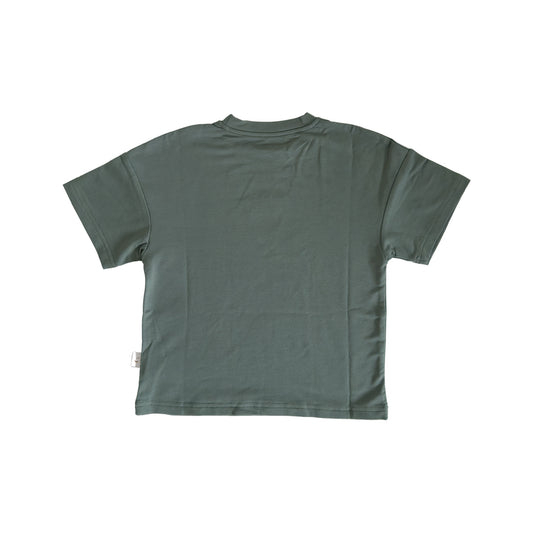 Crew Neck Tee Set Green