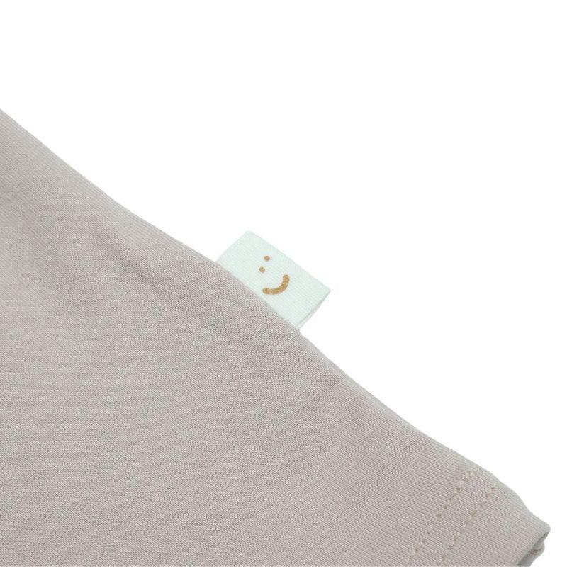 Crew Neck Tee Set Khaki