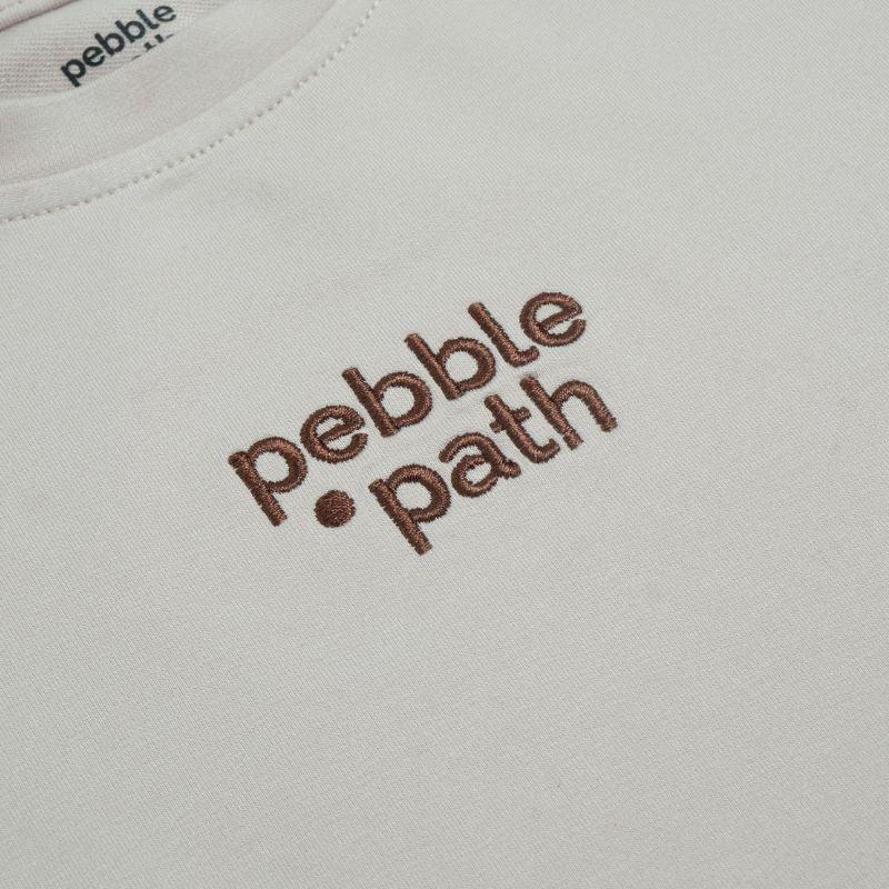 Crew Neck Tee Set Khaki