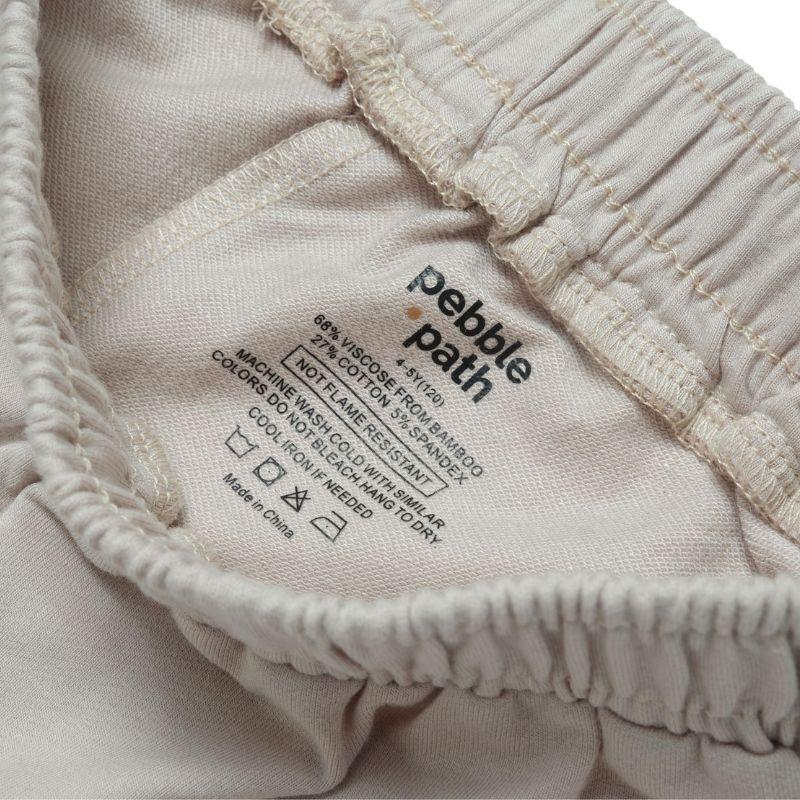 Crew Neck Tee Set Khaki