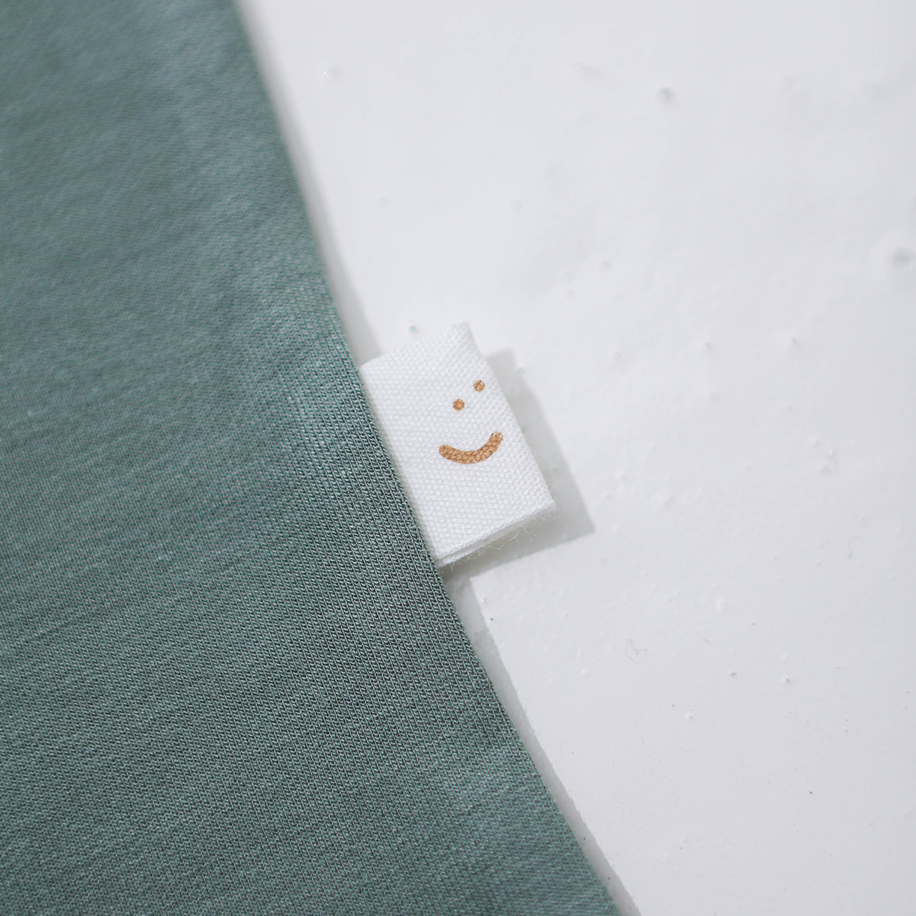 Crew Neck Tee Set Green