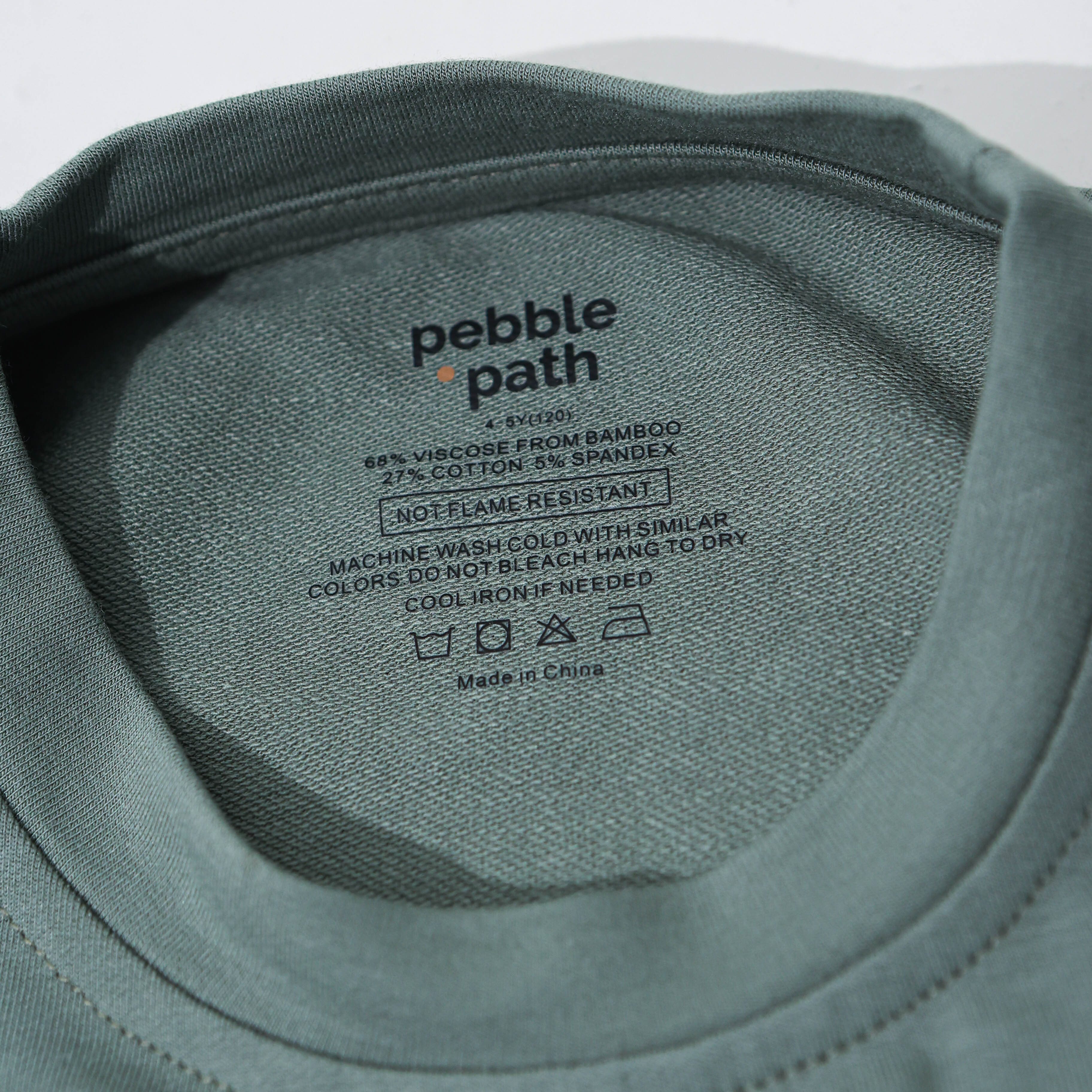 Crew Neck Tee Set Green