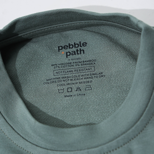 Crew Neck Tee Set Green