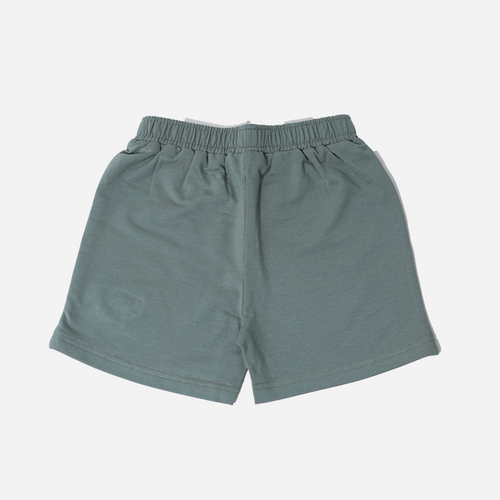 Crew Neck Tee Set Green