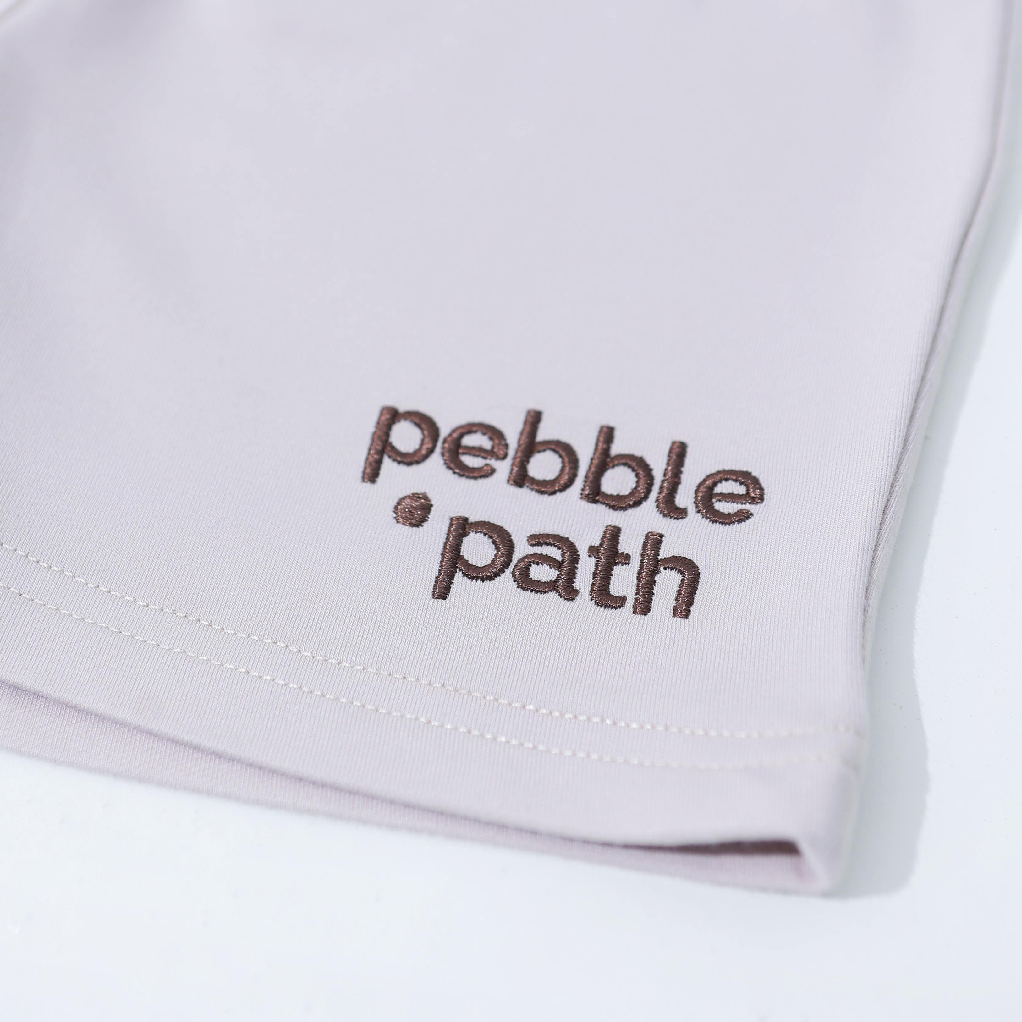 Crew Neck Tee Set Khaki