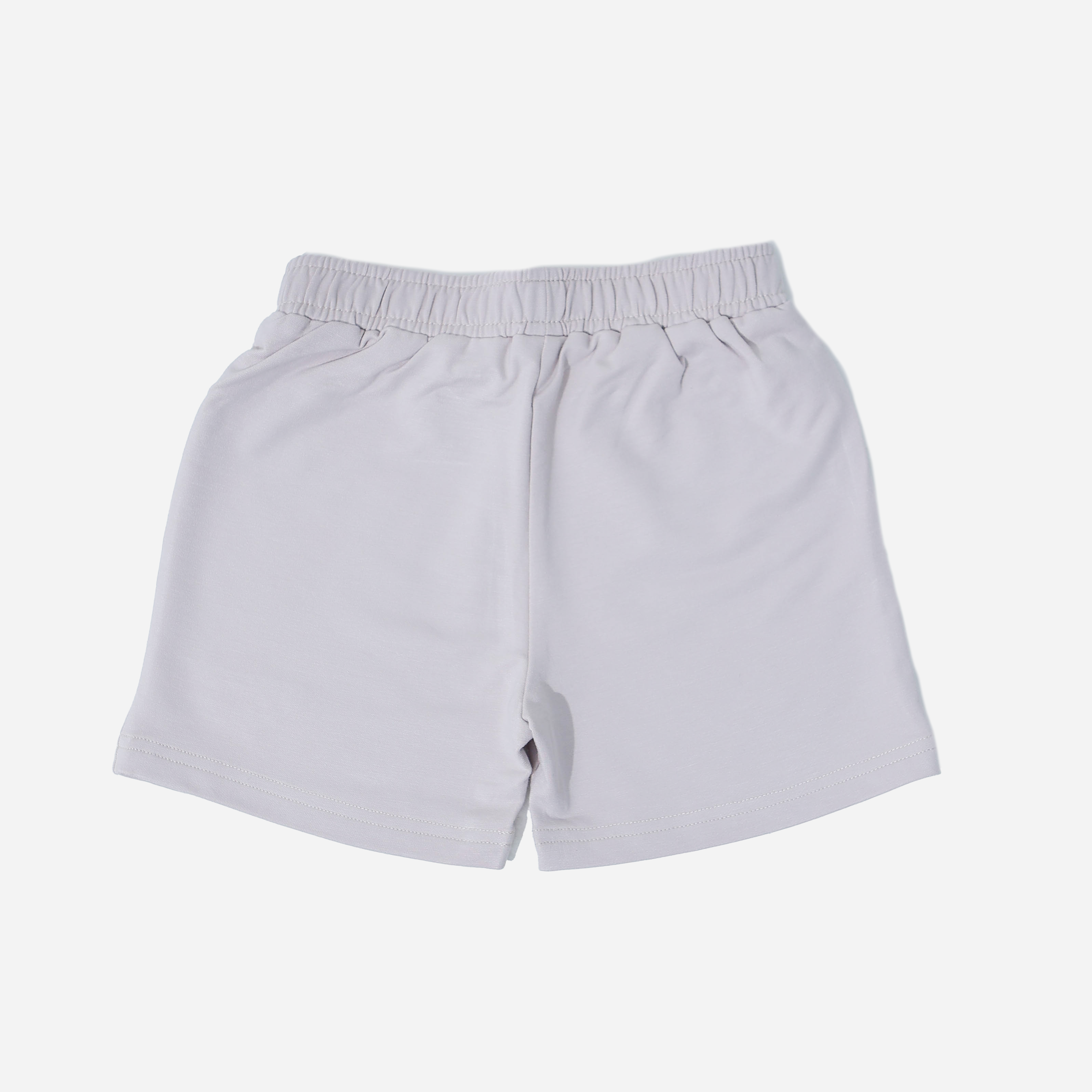 Crew Neck Tee Set Khaki