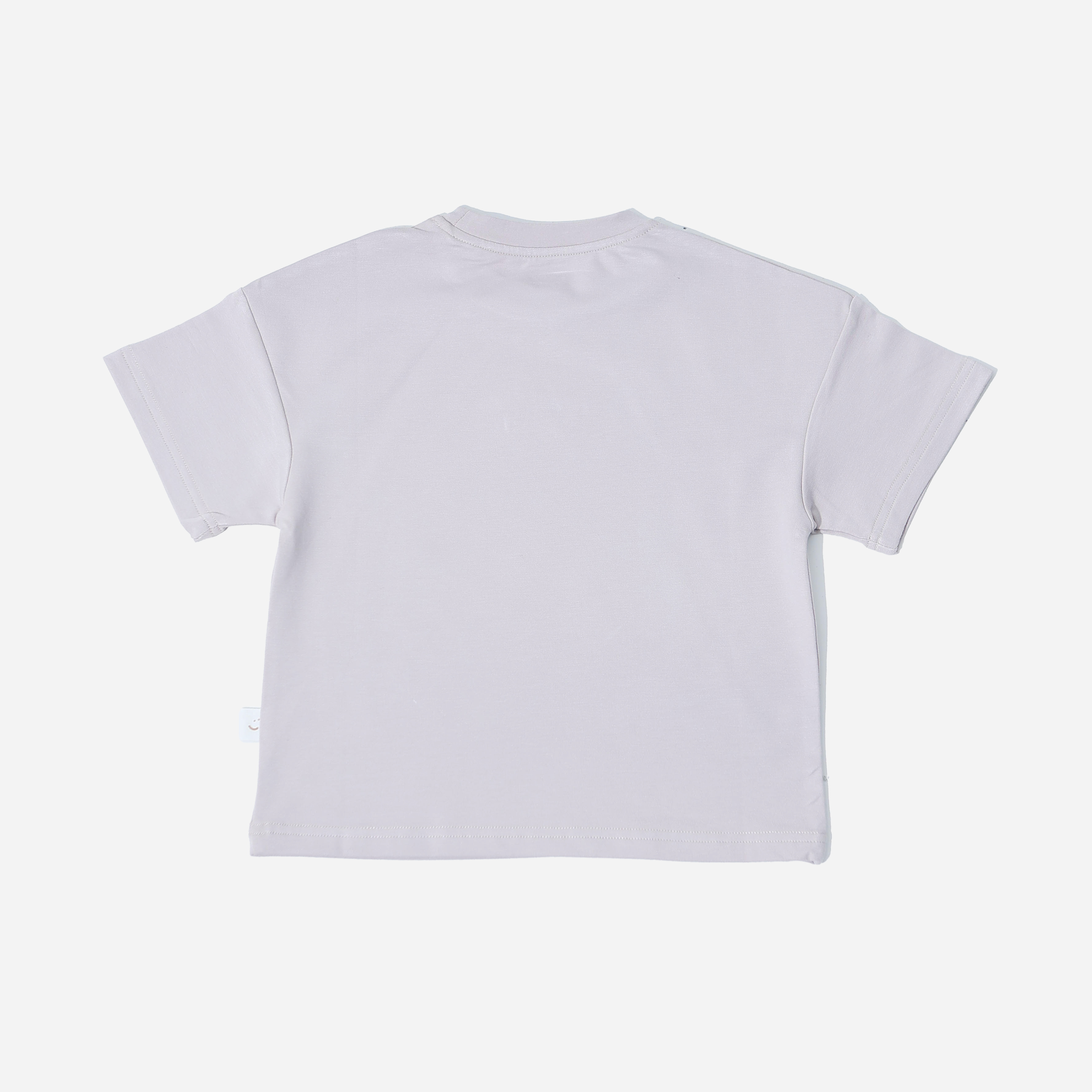 Crew Neck Tee Set Khaki