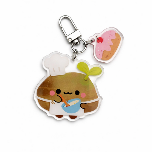 Pebble Bakery Club Keychain